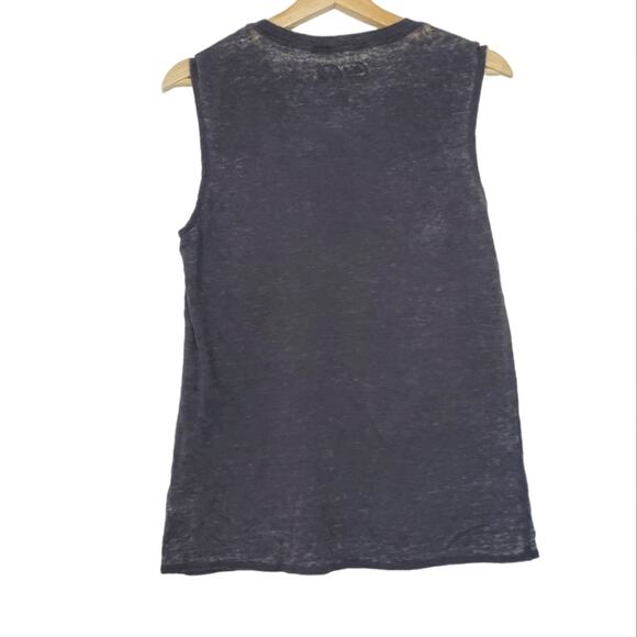 Coca-Cola | Yes, Coke Burnout Soft Lightweight Graphic Muscle Tee Tank Top - Picture 4 of 8